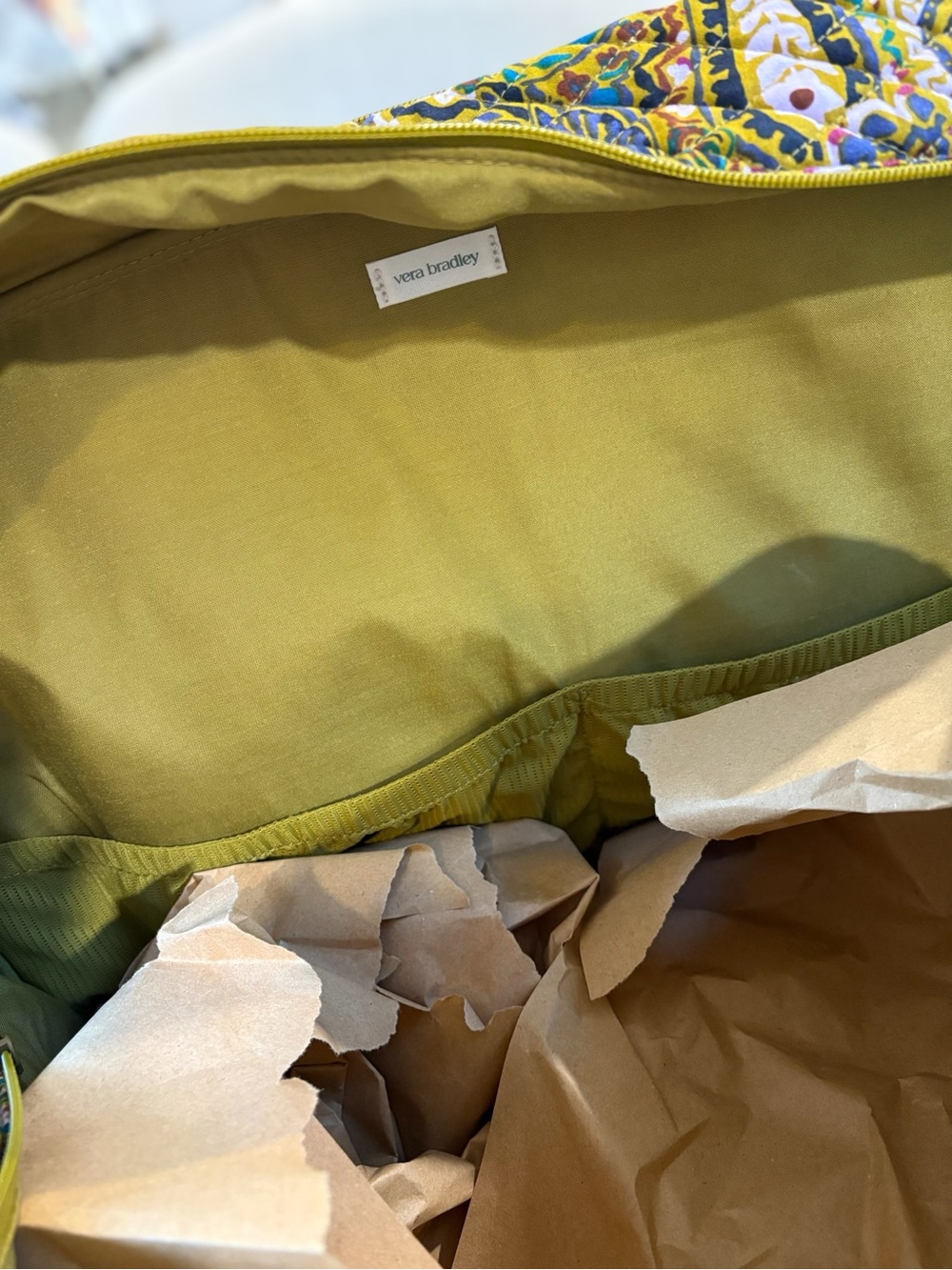 🌸Vera Bradley Large Cotton Weekender Travel Bag - Picture 3 of 10